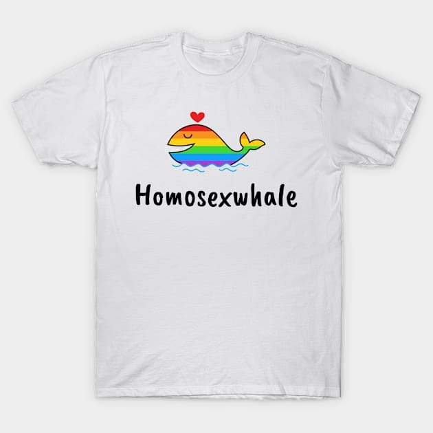 homosexual whale T-Shirt by FUNNY LIFE